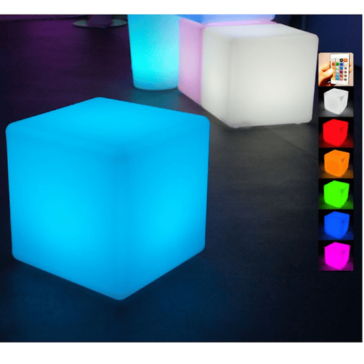 location cube lumineux