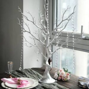 Arbre centre de table blanc